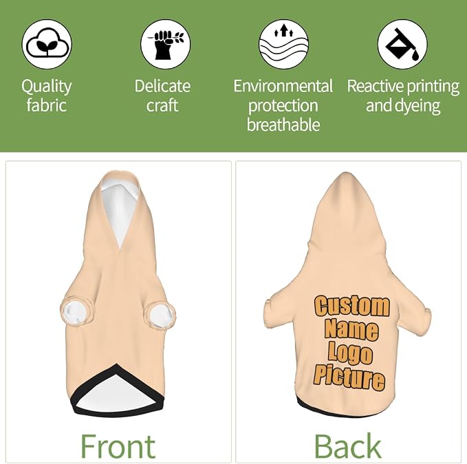 Custom Sweatshirt for Small Pet Cat Puppy Dogs Cold Weather Clothes Sweatshirt - Image 6