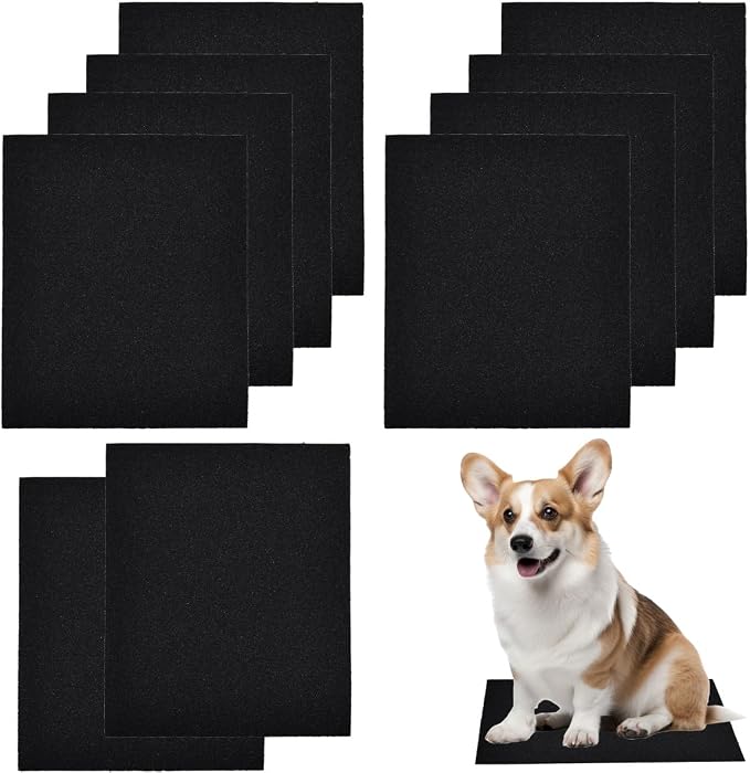 10pcs Dog Nail Scratch Board Sandpaper Replacement 11 * 9 Inch, Sandpaper by HAISENGO