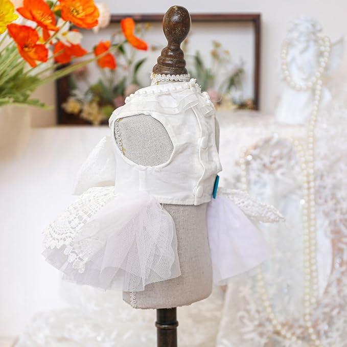 Fashion Sweet Puppy Dog Blingbling Princess Skirt Pet Dog Lace Cake Camisole - Image 5