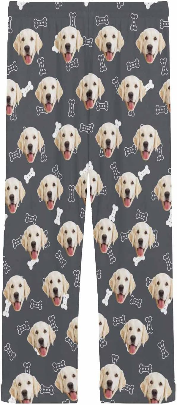MyPupSocks Customized Face Pajamas Pants Photo Pajama Bottoms - Image 4