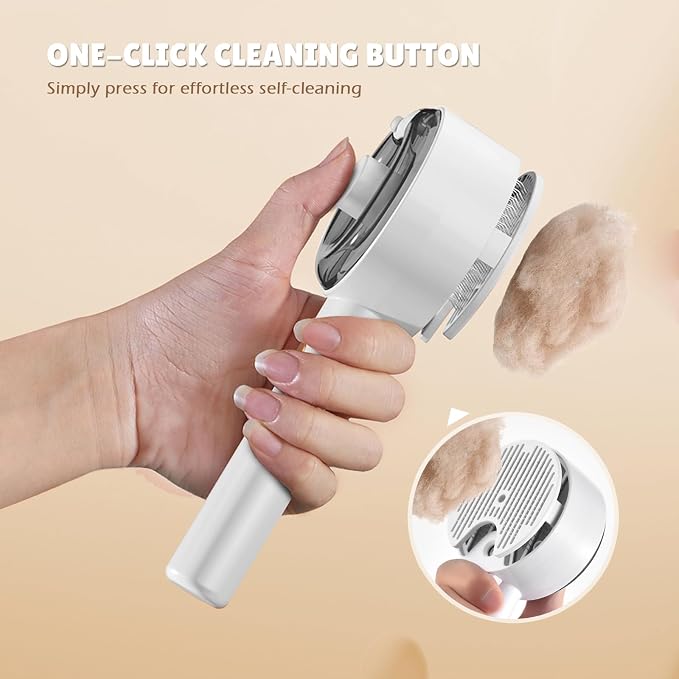 Cat Steam Brush, Cat Brushes for Indoor Cats, 4 In 1Spritz Spray Defur Comb - Image 5