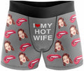 M YESCUSTOM Custom Faces Funny Short Briefs Gift by MYESCUSTOM