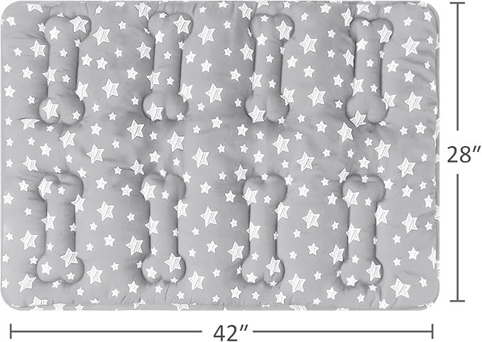Dog Crate Mat 2 Pack, Soft Dog Bed Mat - Image 5