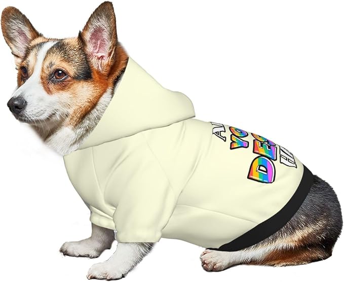 Personalized Dog Hoodie Custom Hooded Pet Warm Pullover Sweatshirt - Image 6