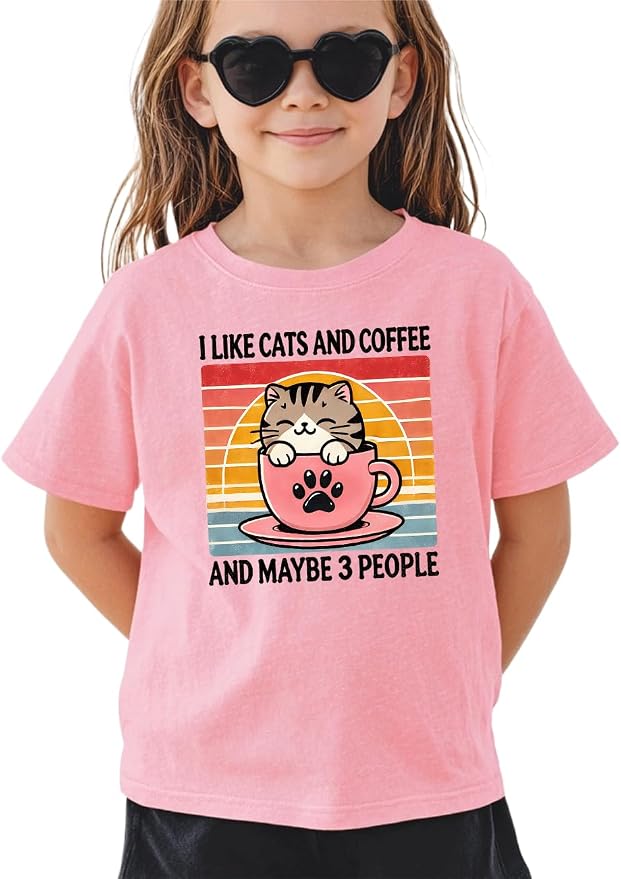 Kids Toddler Little Boys Girls T-Shirt Short Sleeve Funny Animals Graphic by Unknown