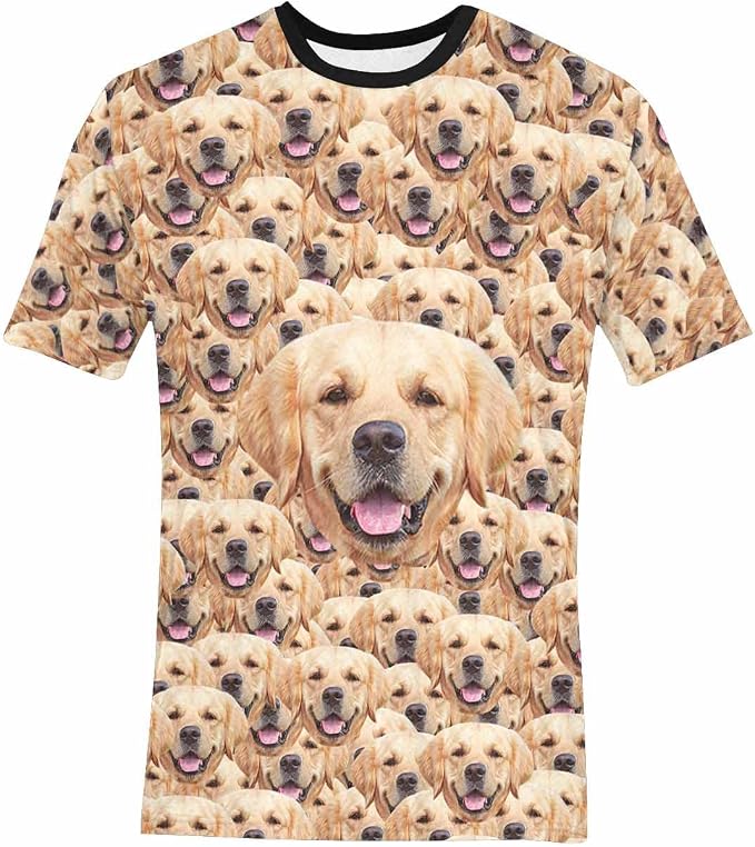 Custom T Shirts with Face Photo Text Pet Shirt - Image 3