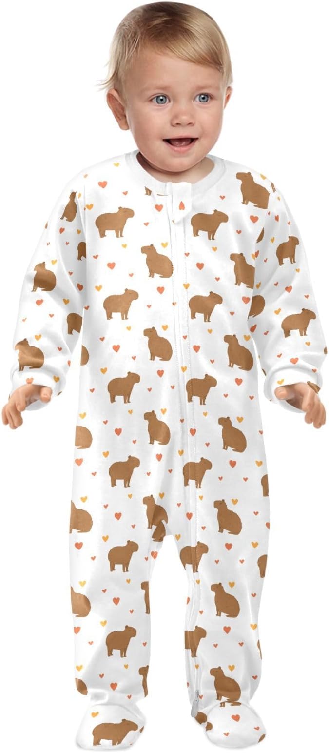 Baby Sleepers For Girl Boys Newborn Baby Play One-Piece Footies For 0-24 Months - Image 2