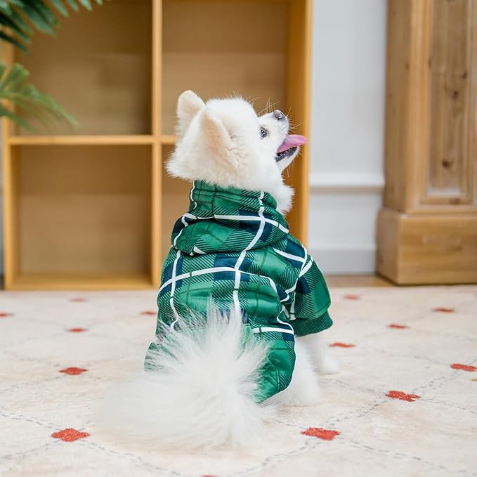 EXPAWLORER Plaid Dog Hoodie - Image 7