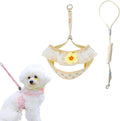 Cat Harness Collar and Leash Set, Sweet Lace Floral Kitten Collar, Escape Proof by Unknown