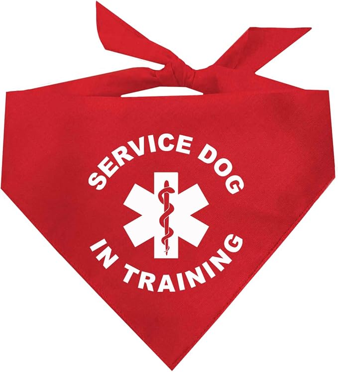 Service Dog in Training Dog Bandana GB by TeesTails