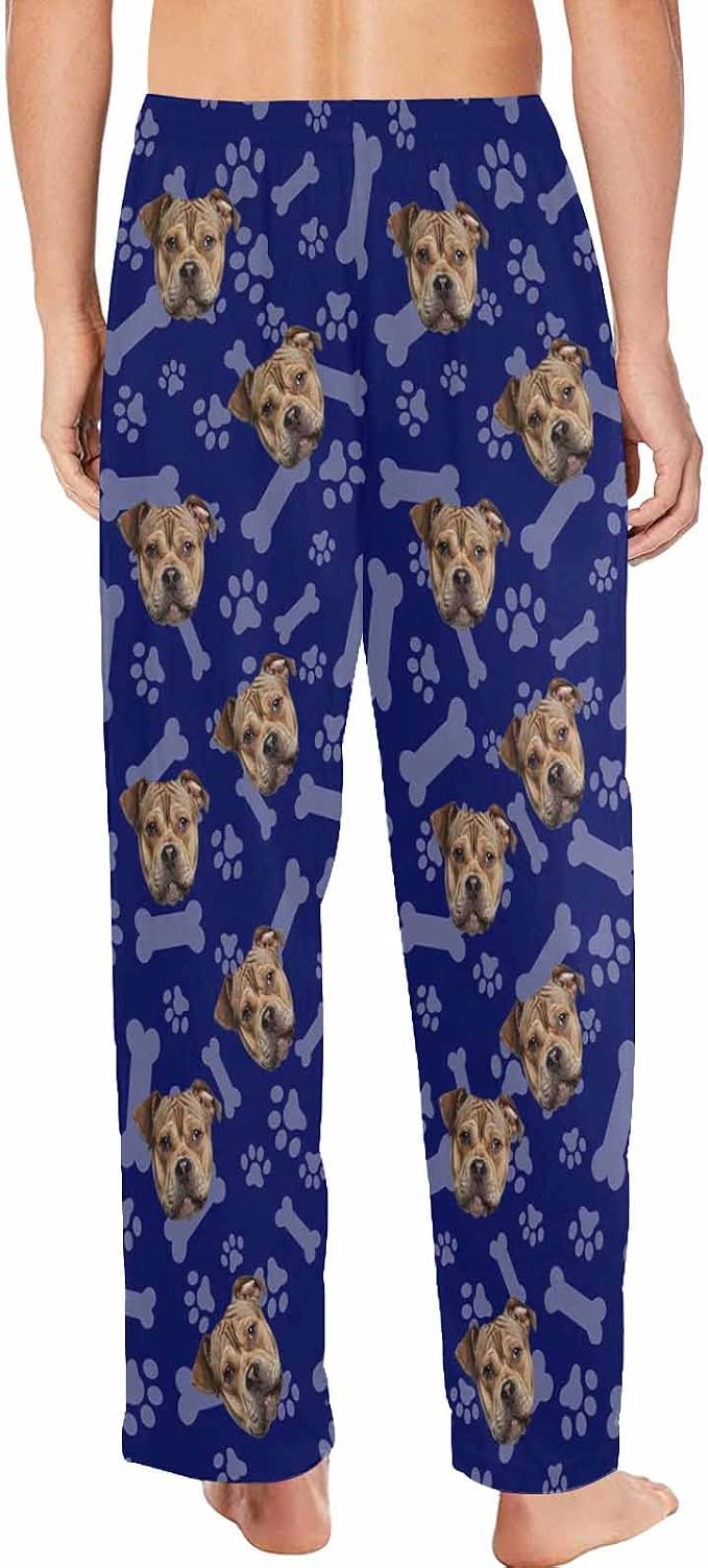 MyPupSocks Custom Pet Face Pajamas Pants Photo Pajama Bottoms - Image 2