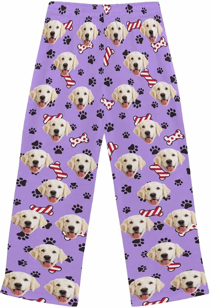 Custom Face Pajamas Pants Personalized Nightwear Bottoms - Image 3