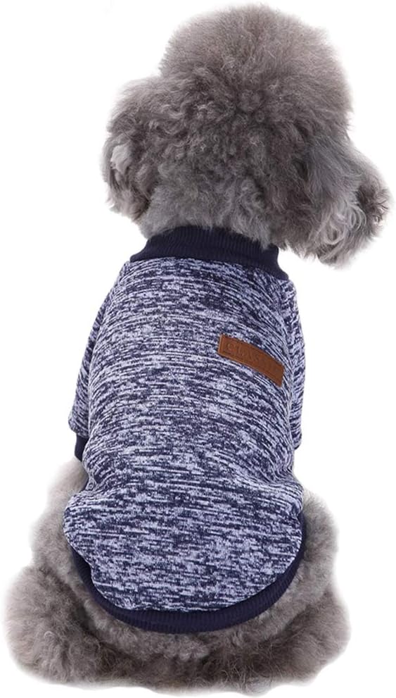 Jecikelon Dog Clothes Dogs Sweater Soft Puppies Clothing Winter Puppy Sweaters by Jecikelon