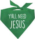 Y'all Need Jesus Christmas Easter Religious Dog Bandana by TeesTails