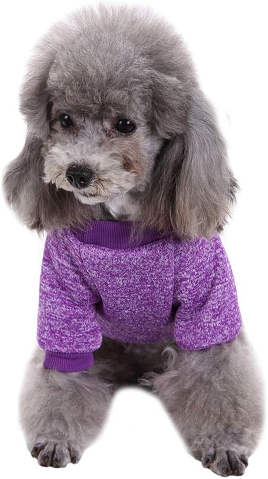 Jecikelon Dog Clothes Dogs Sweater Soft Puppies Clothing Winter Puppy Sweaters - Image 2