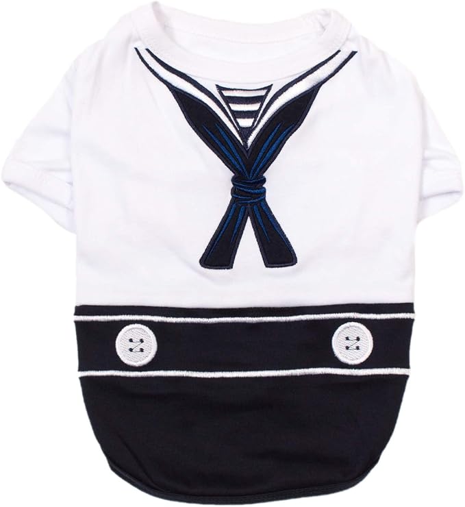 Parisian Pet Sailor Dog Costume - Image 8
