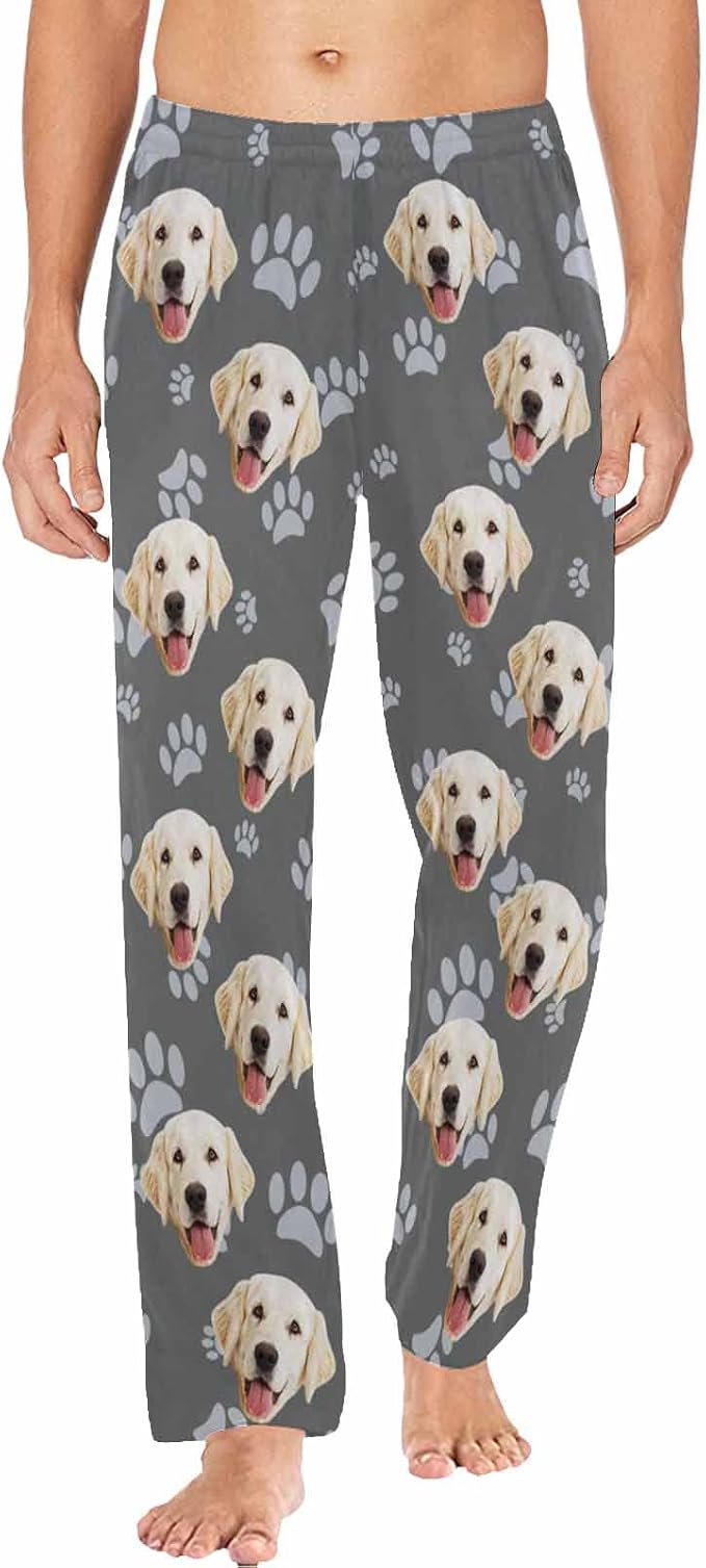 MyPupSocks Customized Face Pajamas Pants Photo Pajama Bottoms by MyPupSocks