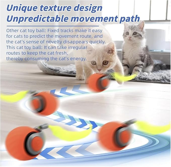 2 Packs Speediest Tail 2.0 Cat Toy, Interactive CatToy, CatToys - Image 2