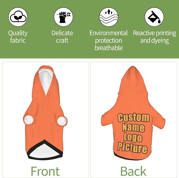 Custom Sweatshirt for Small Pet Cat Puppy Dogs Cold Weather Clothes Sweatshirt - Image 6