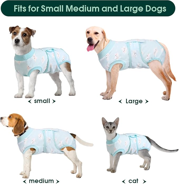 Kuoser Recovery Suit for Dogs Cats After Surgery, Professional Pet Recovery - Image 3