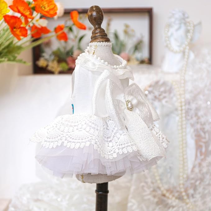 Fashion Sweet Puppy Dog Blingbling Princess Skirt Pet Dog Lace Cake Camisole - Image 2