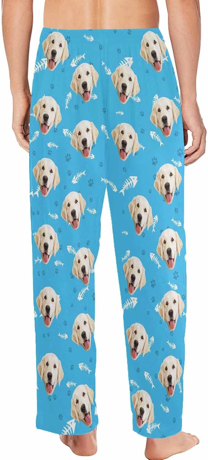 MyPupSocks Custom Pet Face Pajamas Pants Photo Pajama Bottoms - Image 2
