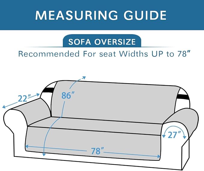 H.VERSAILTEX Reversible Quilted Sofa Cover Water Resistant Sofa Slipcover - Image 2
