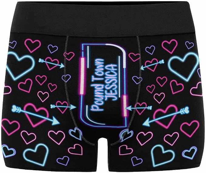 M YESCUSTOM Custom Faces Funny Short Briefs Gift - Image 5