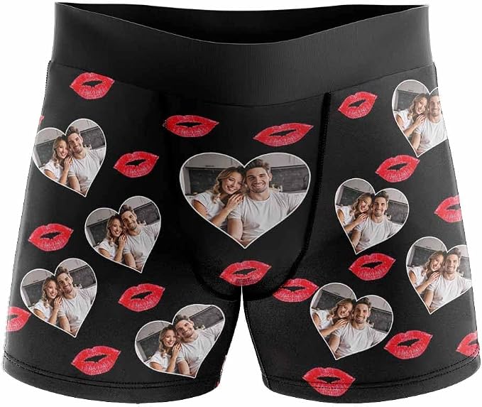 M YESCUSTOM Custom Faces Funny Short Briefs Gift by MYESCUSTOM