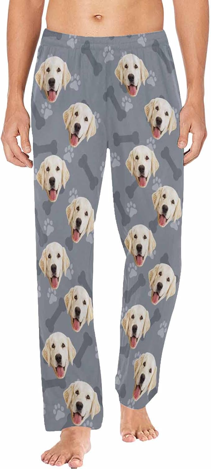 MyPupSocks Customized Face Pajamas Pants Photo Pajama Bottoms by MyPupSocks