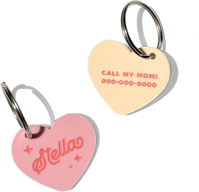 Personalized Pet ID Name Tag Charm – Custom Engraved Contact Information – - Image 5