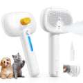 ROJECO 3-in-1 Pet Steam Brush for Cats&Dogs-Pet Spray Hair Removal Detangling by ROJECO