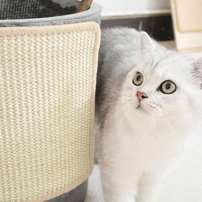 Plus Size Cat Scratching Mat Pastable Natural Sisal Grinding Claws Mat and - Image 6