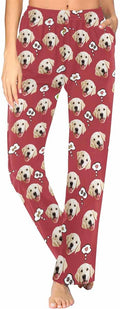 Custom Face Pajamas Pants Personalized Sleepwear Bottoms by MyPupSocks