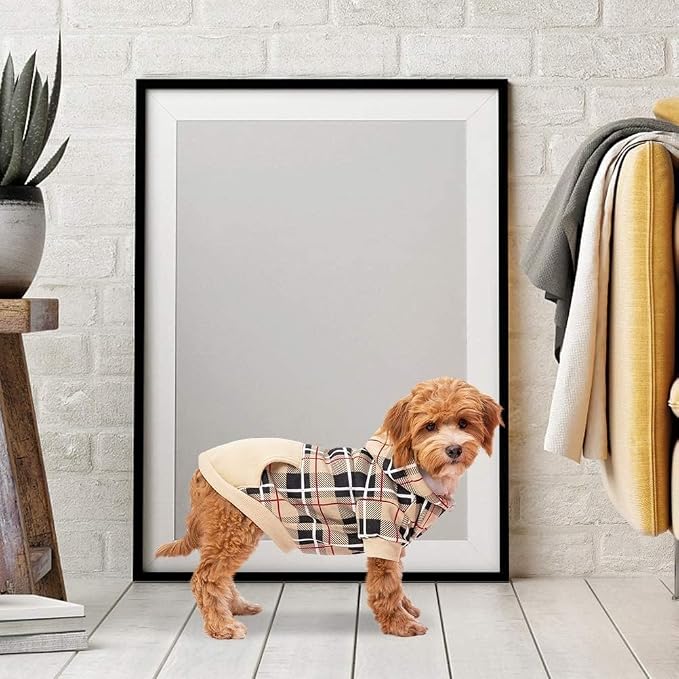 EXPAWLORER Plaid Dog Hoodie - Image 7