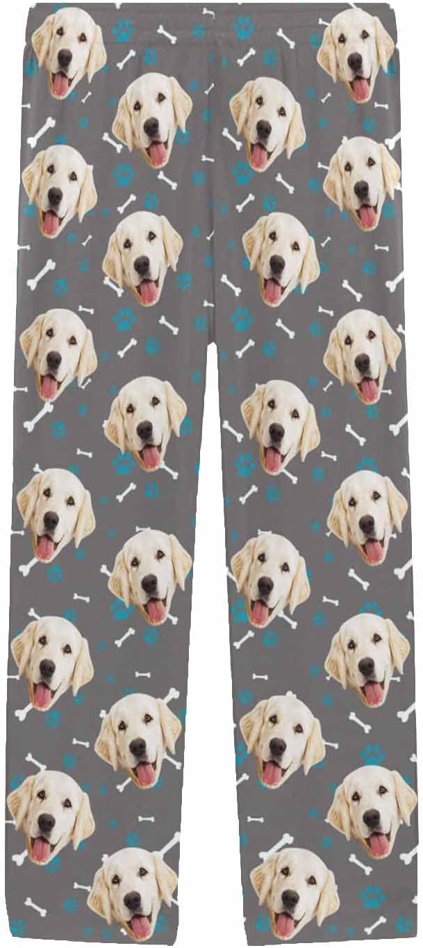 MyPupSocks Personalized Face Pajamas Pants Photo Pajama Bottoms - Image 3