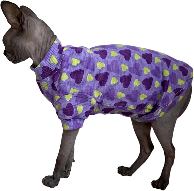 Limited Edition Sphynx Cat Cotton T-Shirts Hairless Cat Sweatshirt Pet Kitten - Image 3