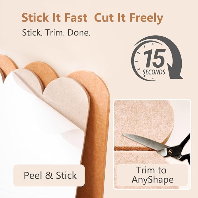 Cat Wall Scratcher, Scratching Pads, 3-Panel 0.35" Thick Felt, Scratching Post - Image 3