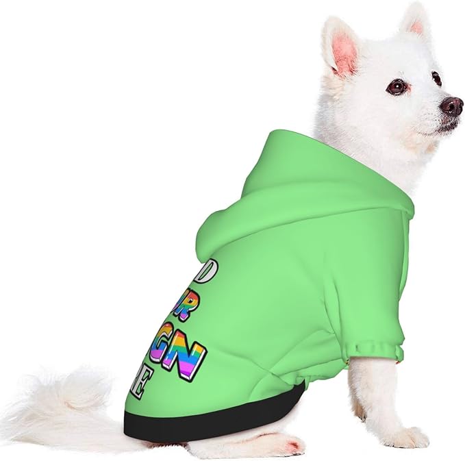 Personalized Dog Hooded Sweatshirt, Custom Pet Pullover Hoodie Design Your Own - Image 2
