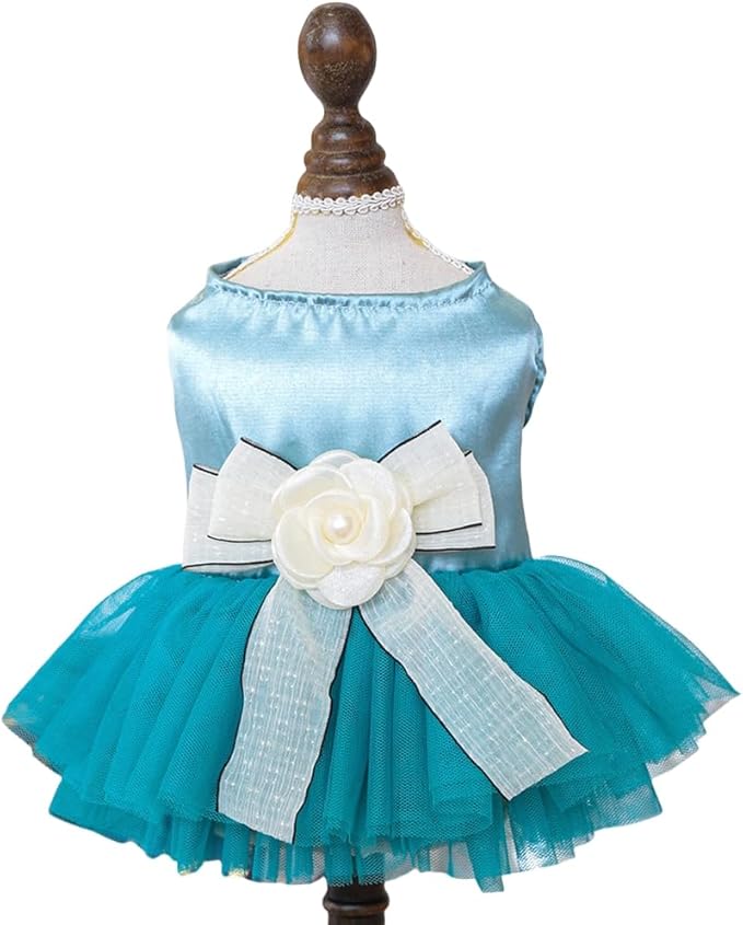 Fashion Sweet Puppy Dog Blingbling Princess Skirt Pet Dog Lace Cake Camisole by MaruPetyourkidsfriends