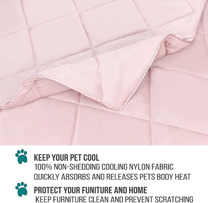 PetAmi Premium Cooling Dog Blanket | Lightweight Fluffy Pet Throw Blanket Bed - Image 4