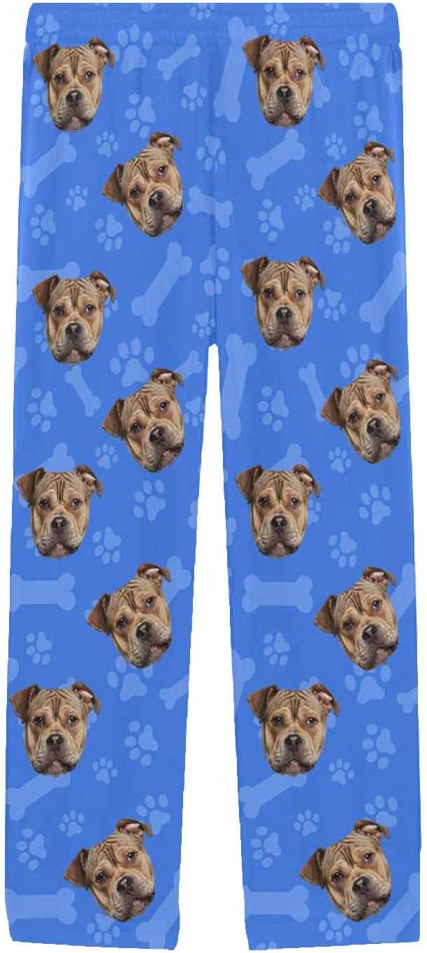 MyPupSocks Custom Pet Face Pajamas Pants Photo Pajama Bottoms - Image 3