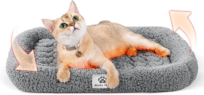 Mora Pets Self Warming Cat Bed Self Heating Pet Pad by MoraPets