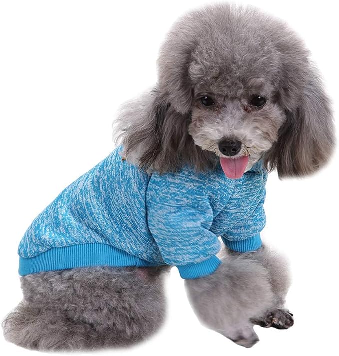 Jecikelon Dog Clothes Dogs Sweater Soft Puppies Clothing Winter Puppy Sweaters - Image 3
