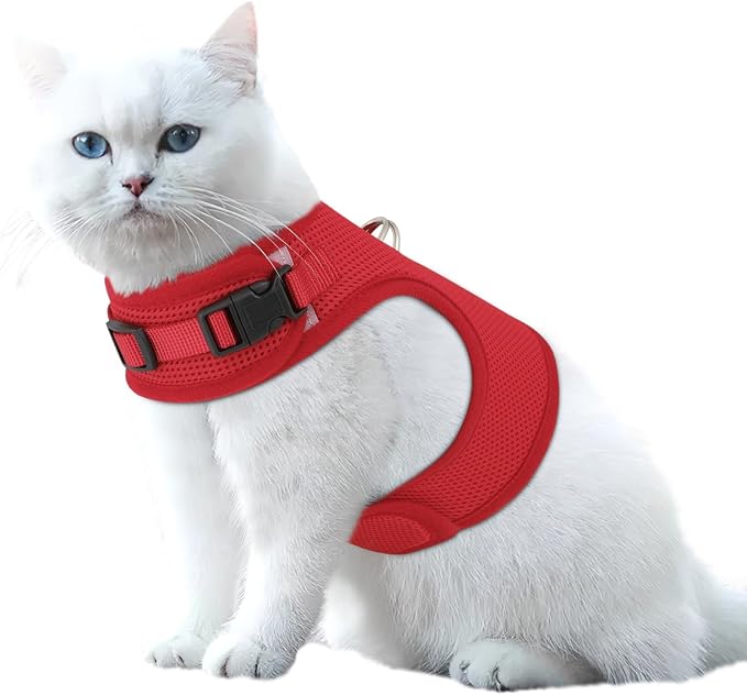 MoNiBloom Soft Cat Harness for Walking Escape Proof and Travel, Kitten by Monibloom