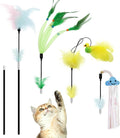 SONGWAY Cat Feather Wand Toy by SONGWAY