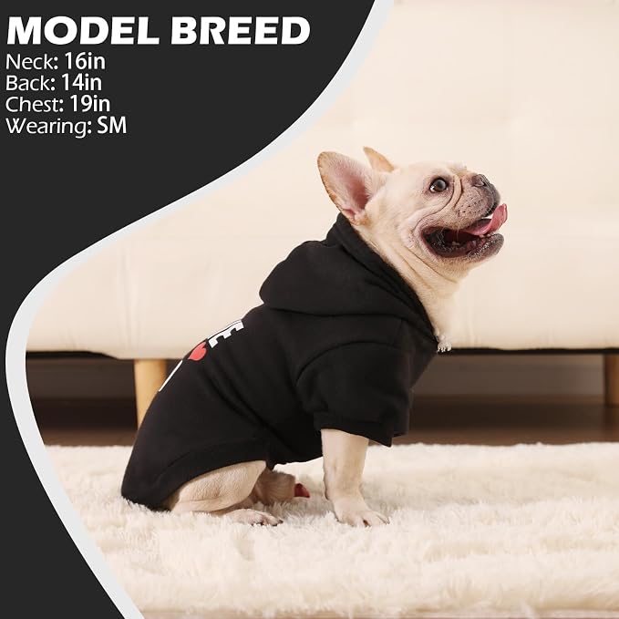 EXPAWLORER Dog Hoodie-Soft and Warm Dog Sweaters, Pet Clothes Autumn Winter - Image 7