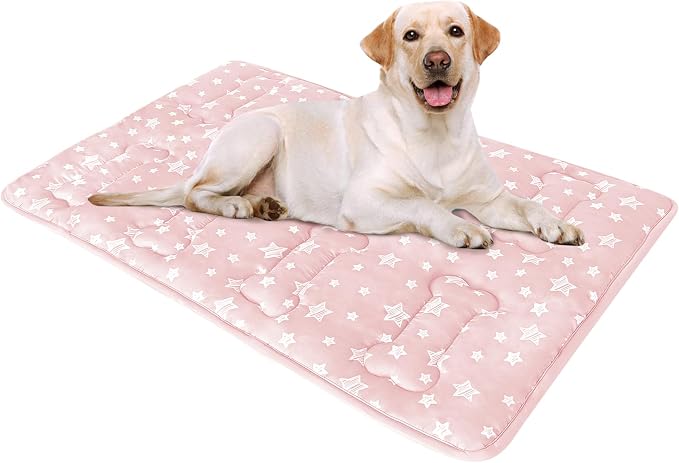 Dog Crate Mat, Soft Dog Bed Mat by Moonsea