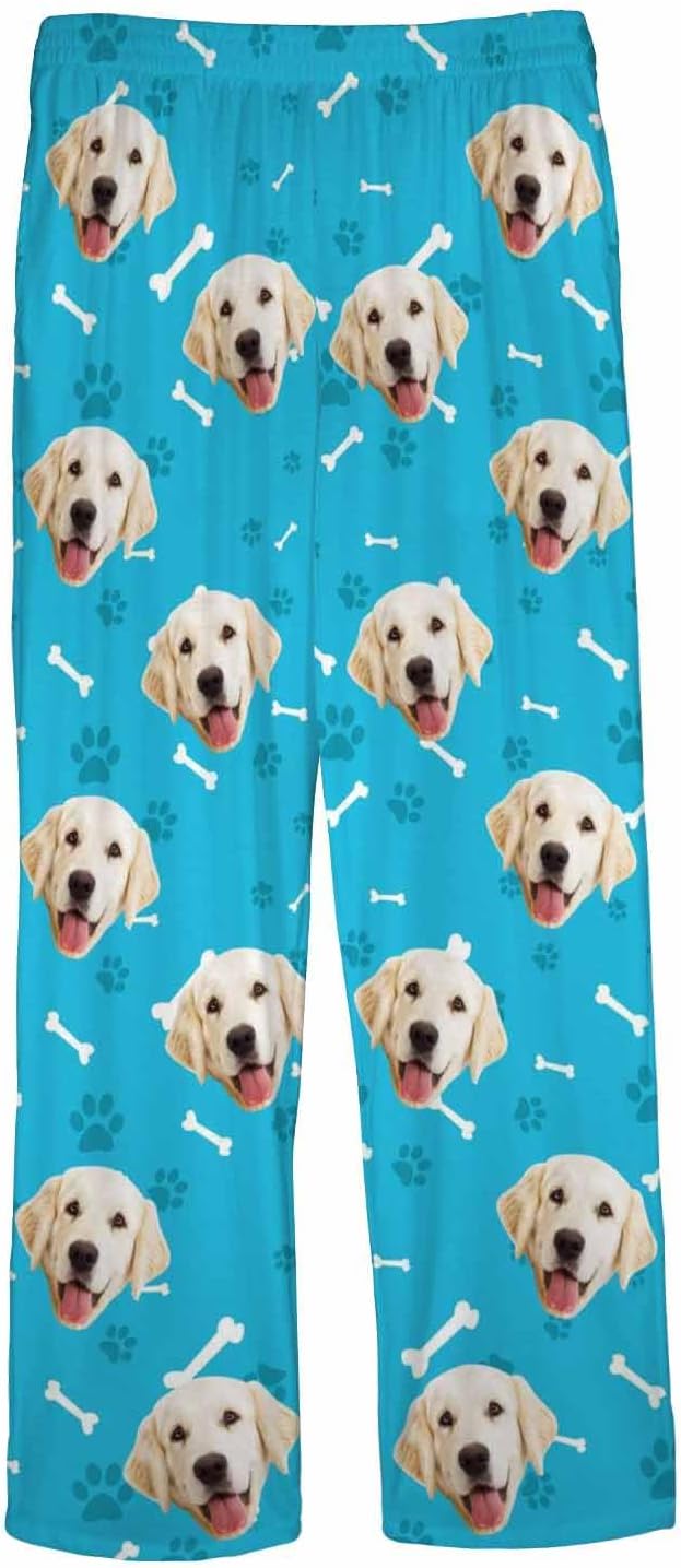 MyPupSocks Custom Pajama Pants for Pet Lover, Personalized Photo Face Printed - Image 6