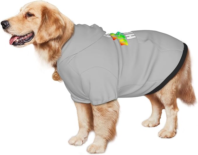 Custom Dog Hoodie with Text Photo, Personalized Pet Clothes Sweatshirt - Image 3